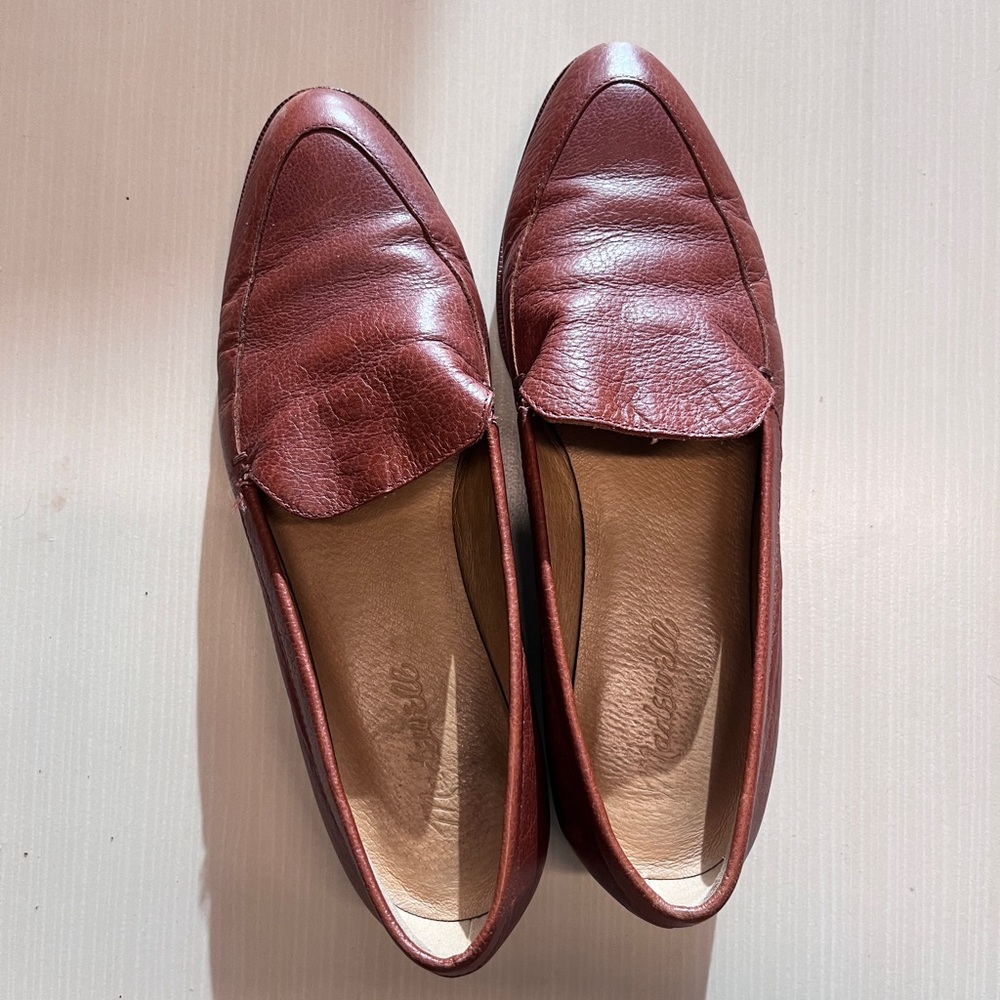 Madewell leather loafer 7.5 size